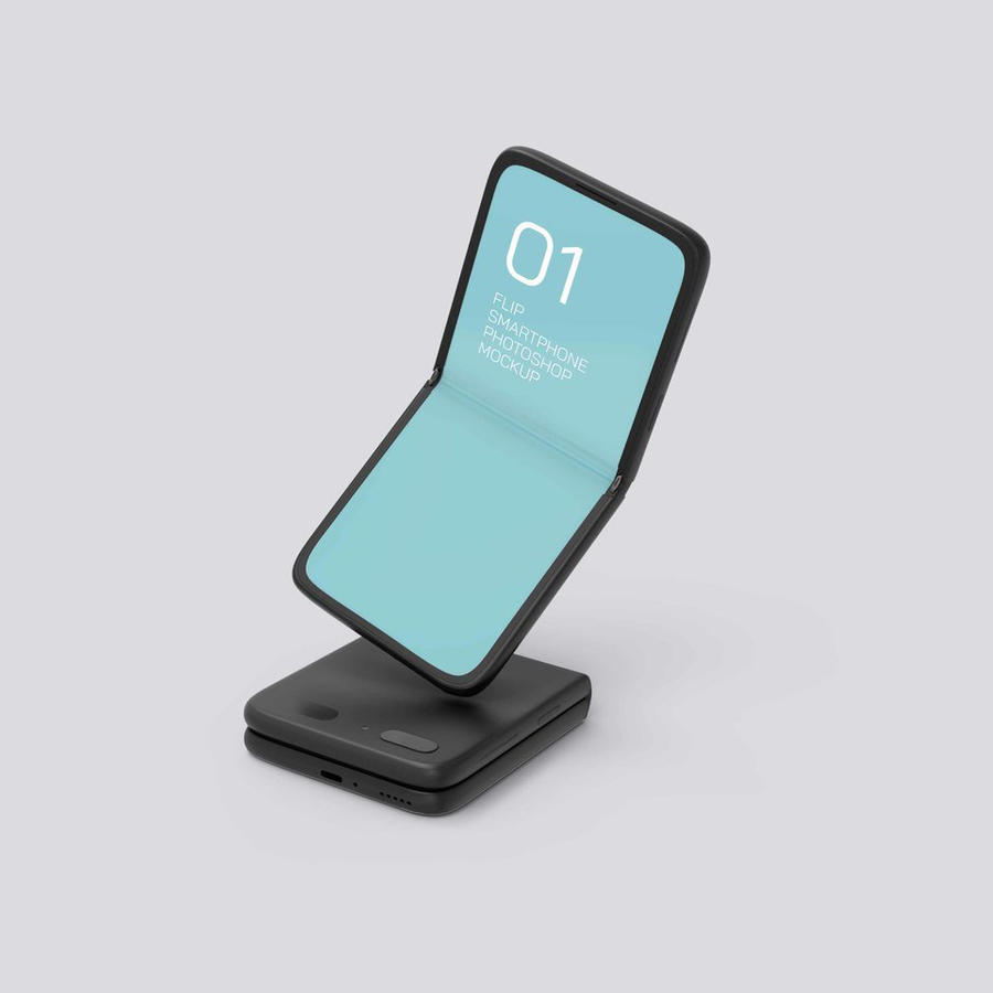 折叠手机样机模板