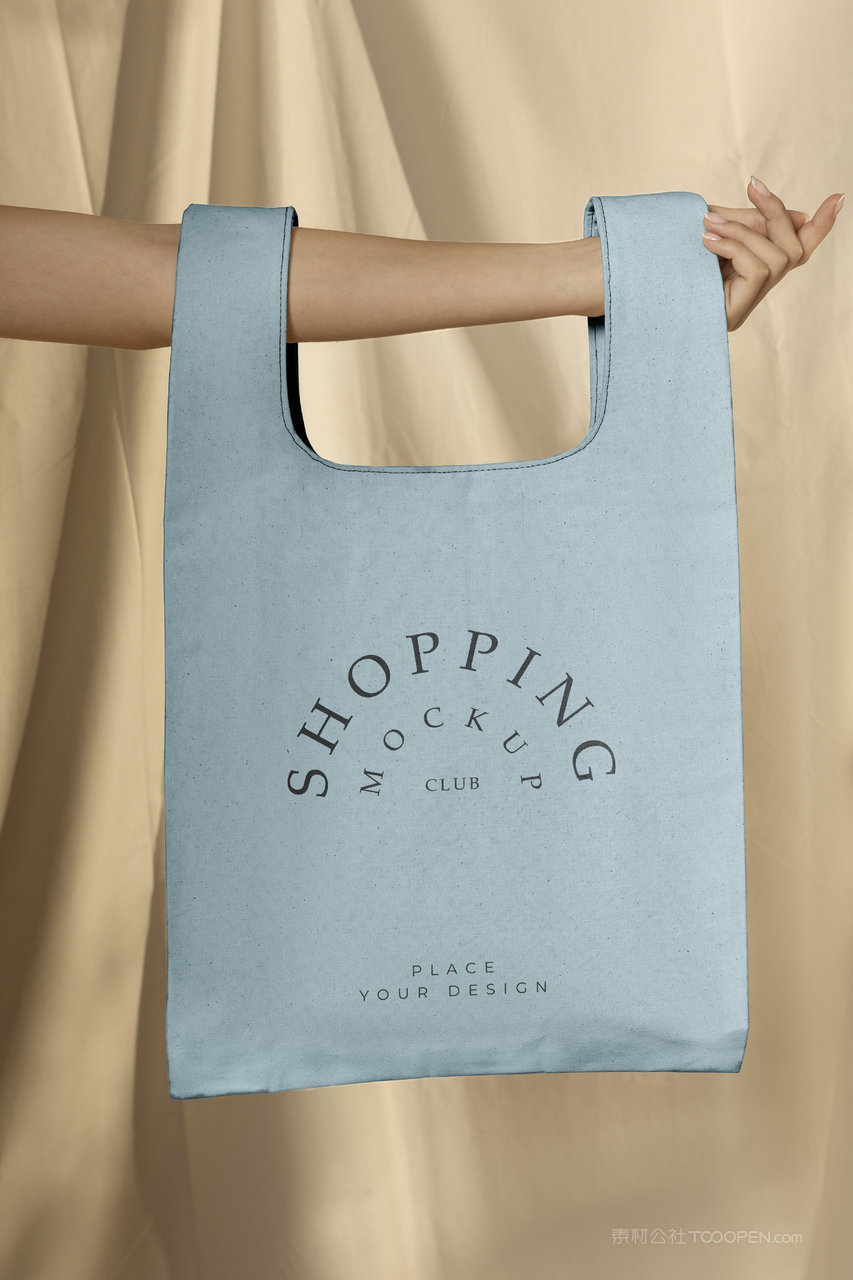 手拎手提袋贴图样机帆布包样机环保袋样机