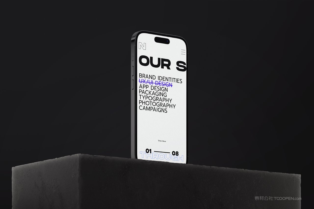 【2058期】多角度苹果14场景界面展示样机 (3)