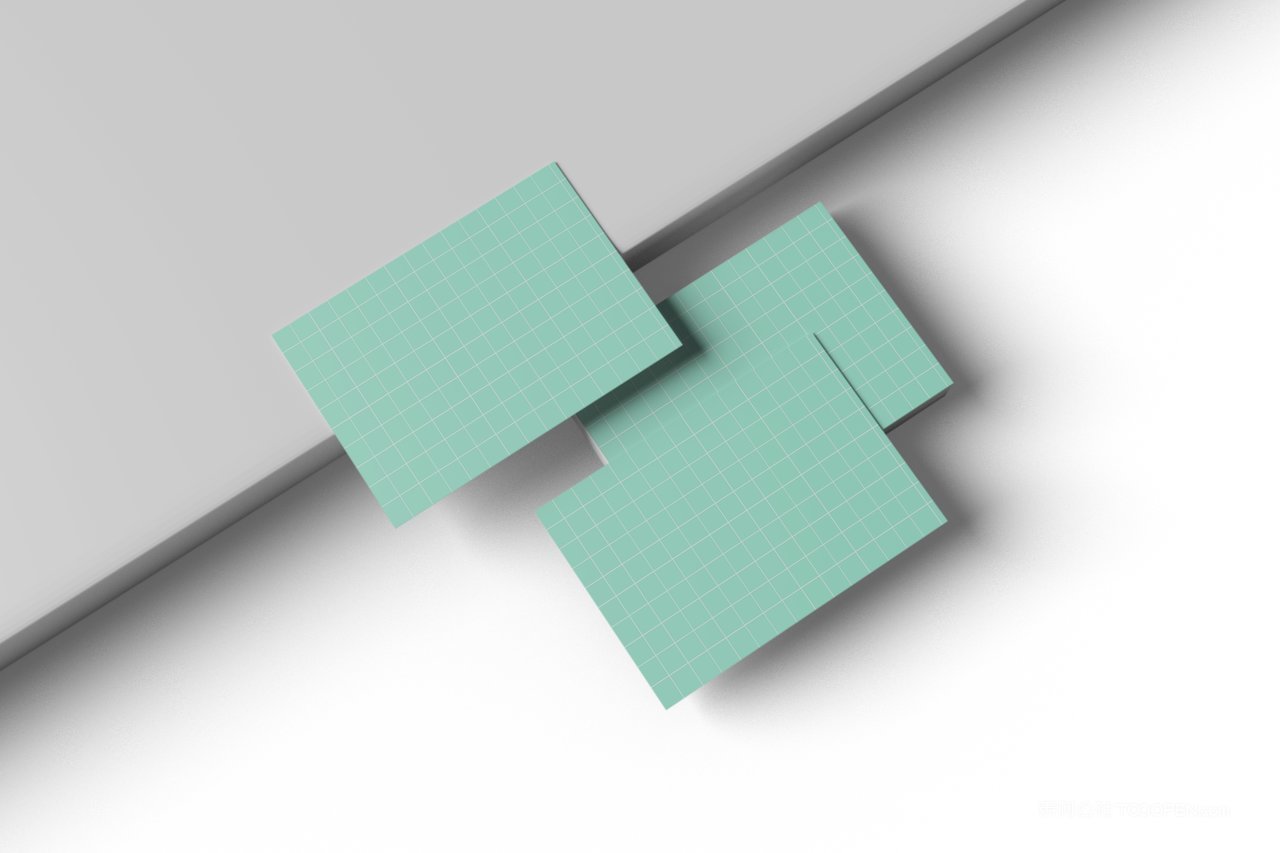 【2081期】高端纸质卡片明信片贴图样机 (12)