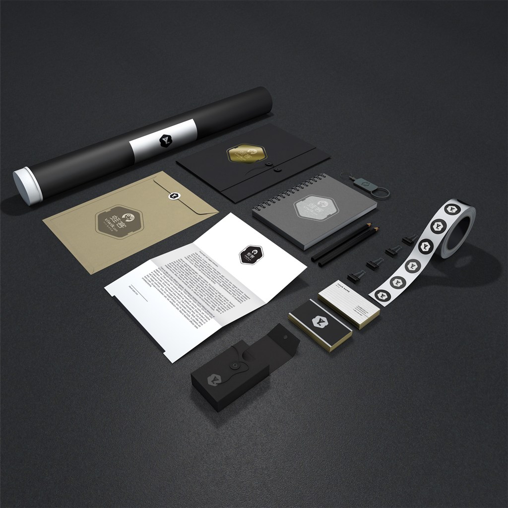 时尚商务企业VI样机