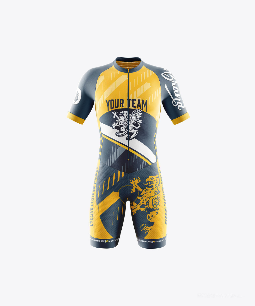 自行车骑手服装样机