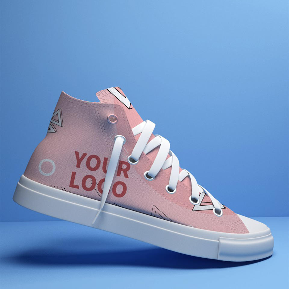 帆布鞋画面替换样机