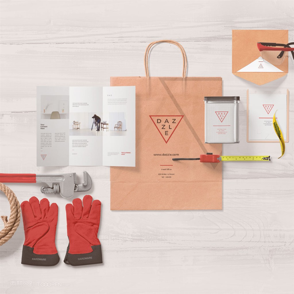 时尚女性桌面vi样机贴图素材