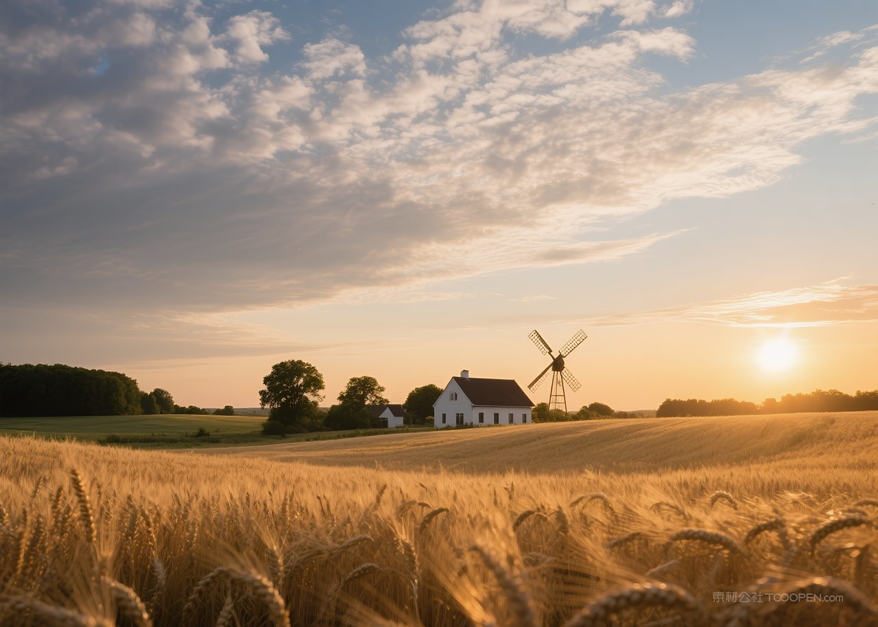 云彩高清风景天空云层日落自然唯美