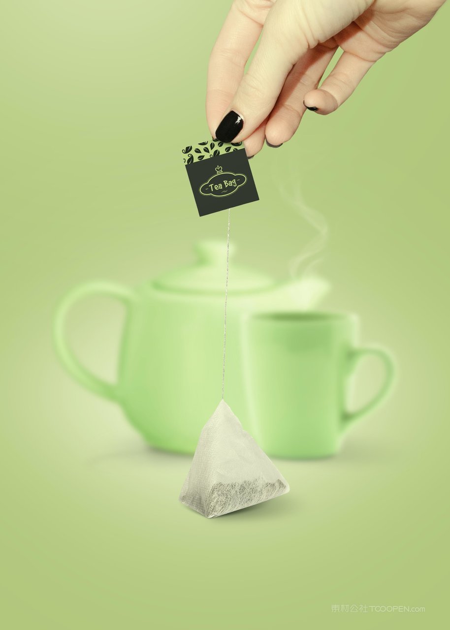 泡茶叶茶场景样机