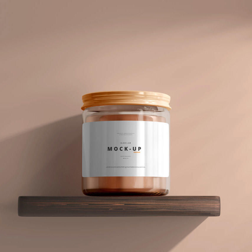 化妆品玻璃罐场景样机