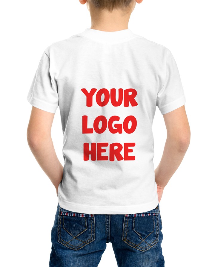 儿童圆领短袖T恤样机