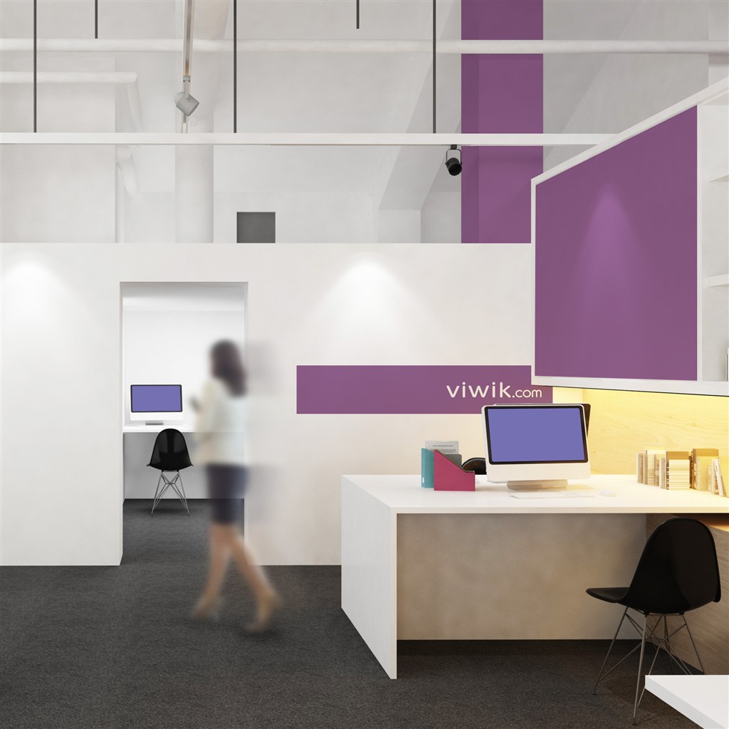 办公室场景贴图样机