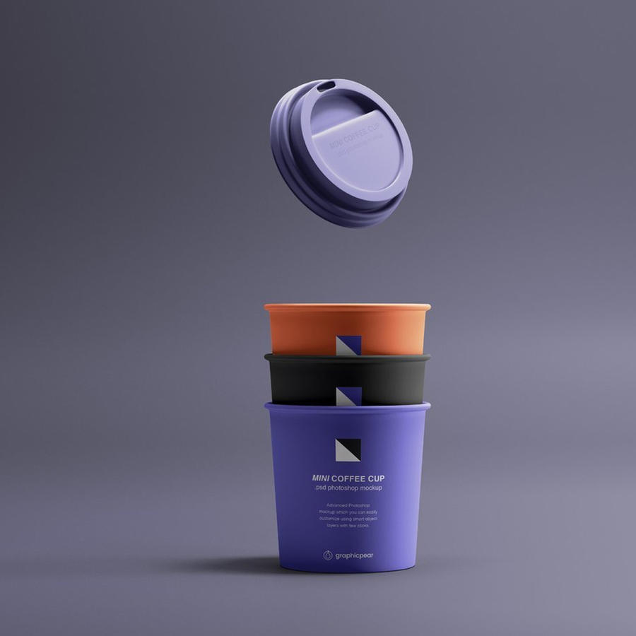 咖啡杯场景样机