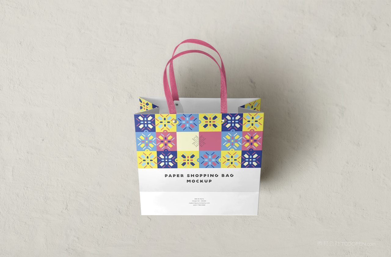 购物袋模型样机