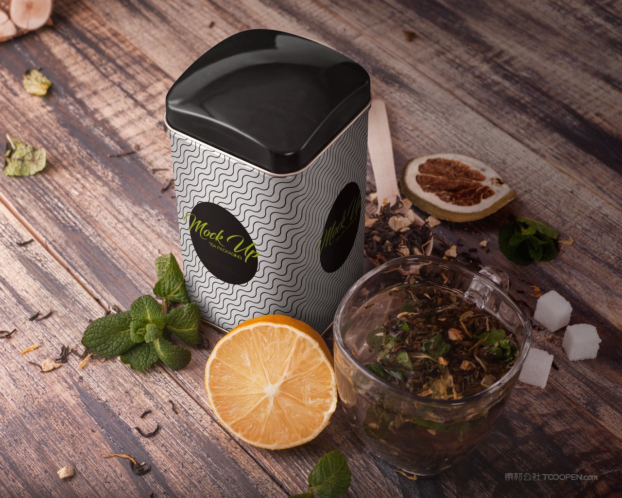 铁罐茶叶包装茶艺品牌vi包装样机 (6)