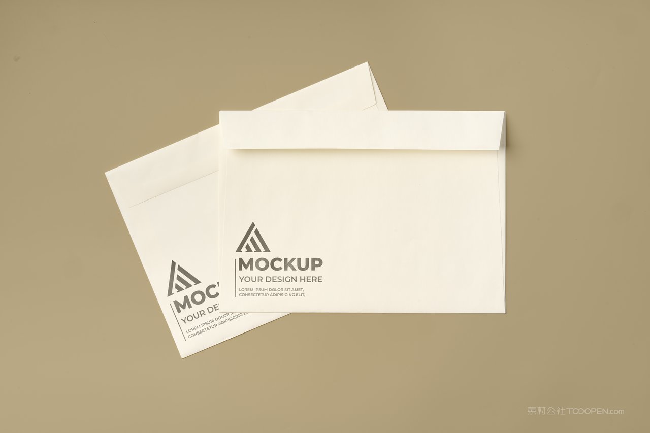 黄色信封文件袋样机 (2)