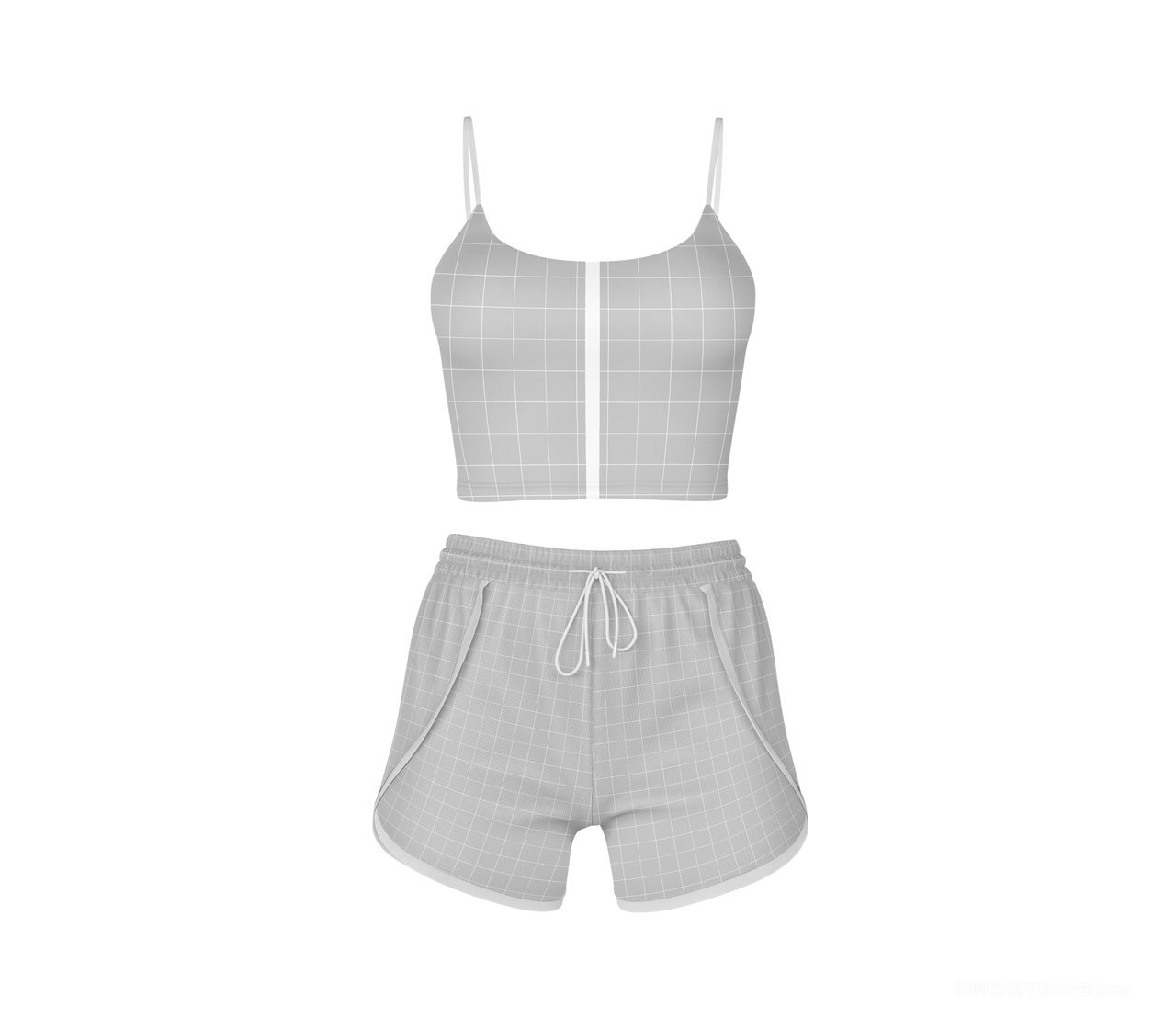 吊带衫打底裤样机