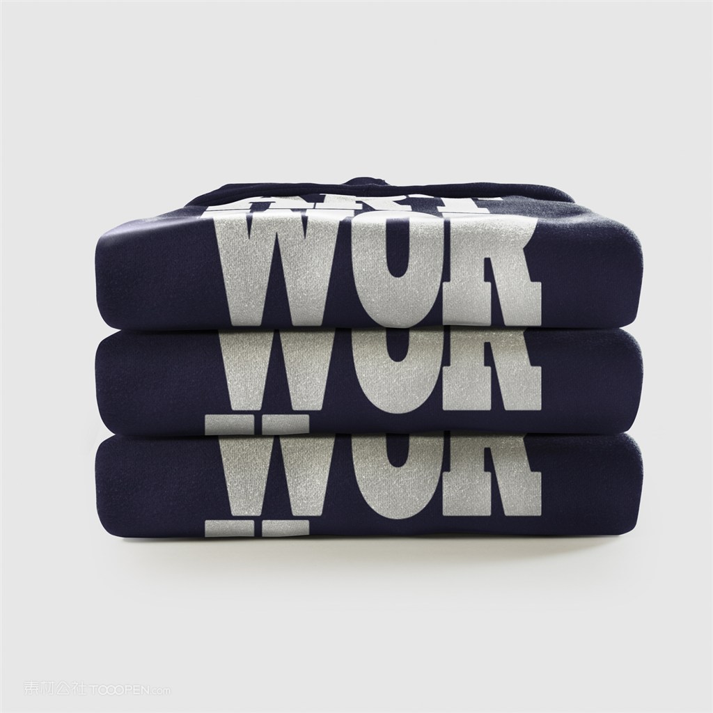 卫衣折叠拼图样机