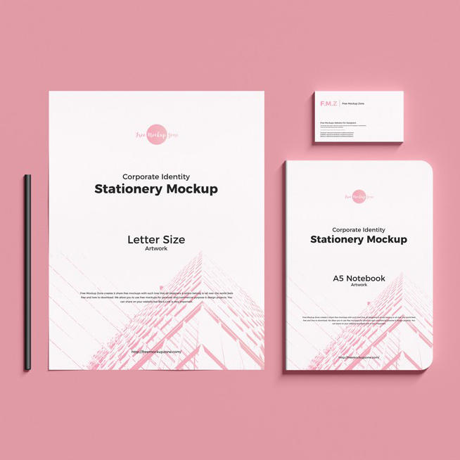 企业标识文具样机