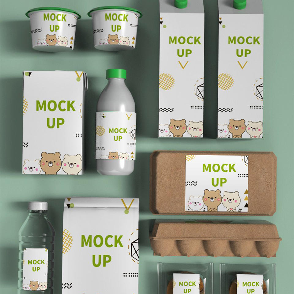 超市饮品vi样机