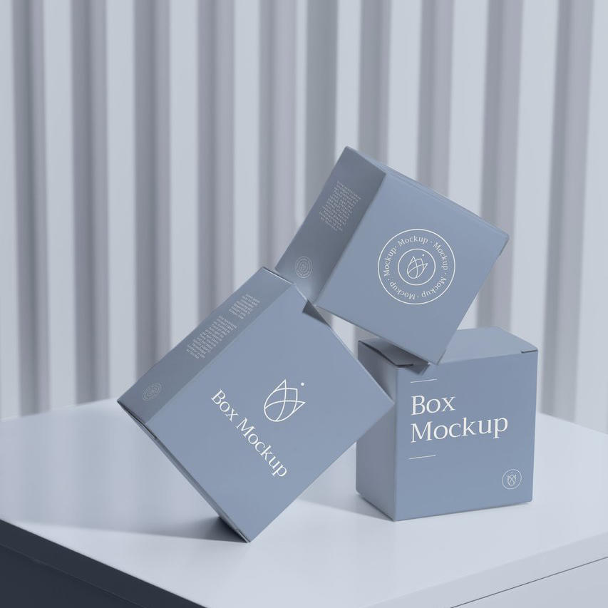 淡蓝光影精品纸盒纸箱样机 (2)