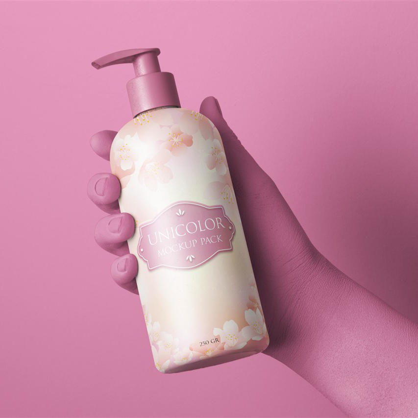 沐浴露洗发水包装样机