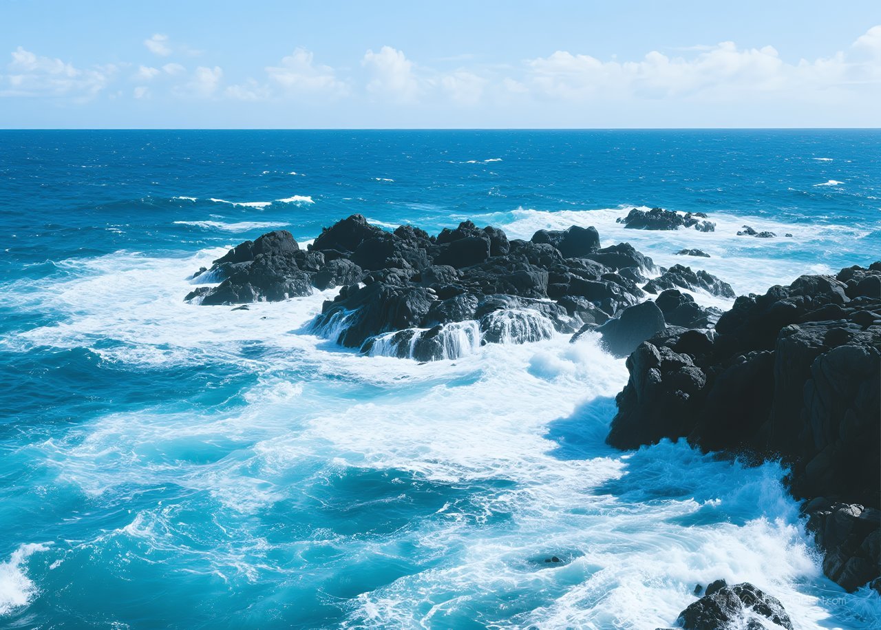 天空海边自然唯美大海海景风景