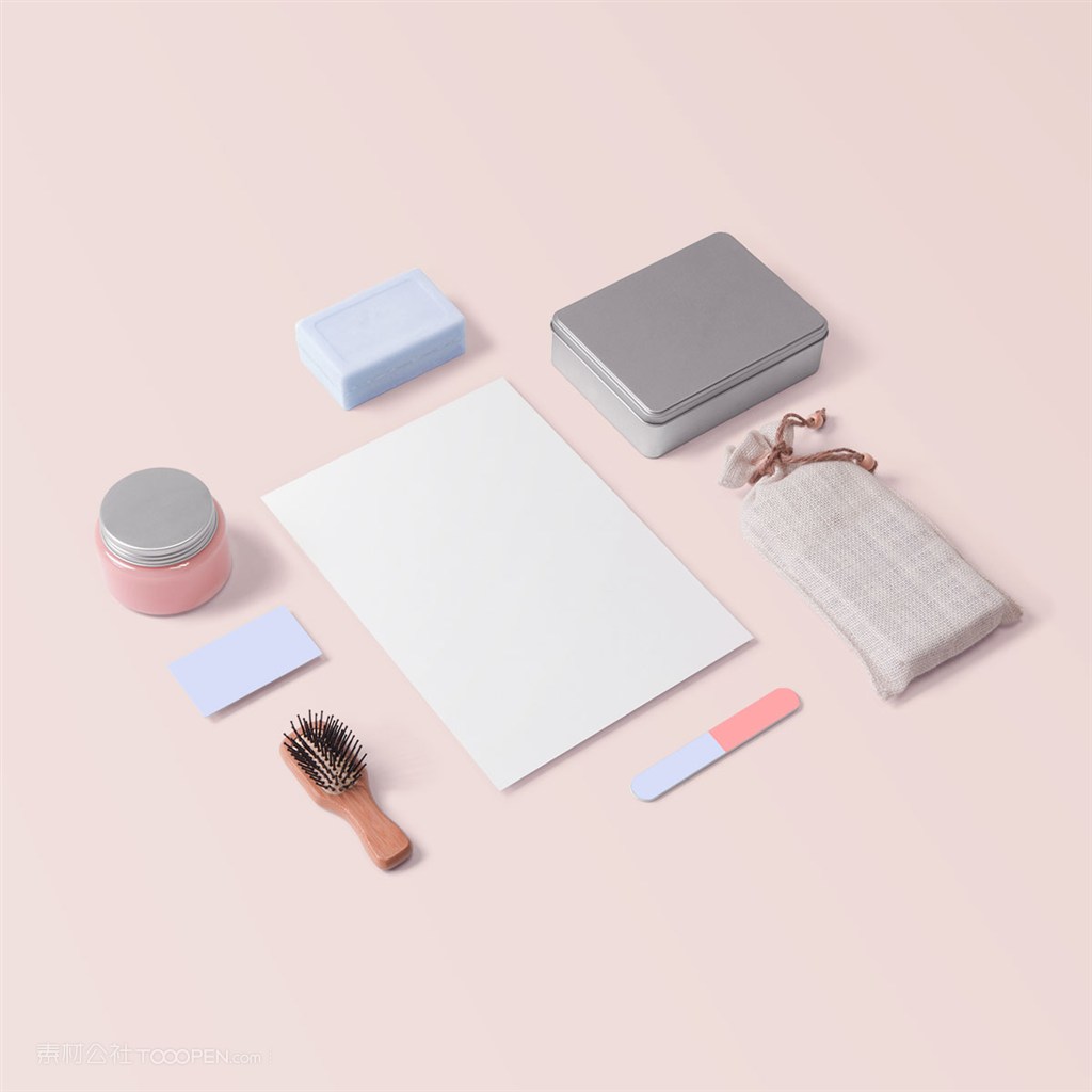 美容理发店vi样机模板贴图