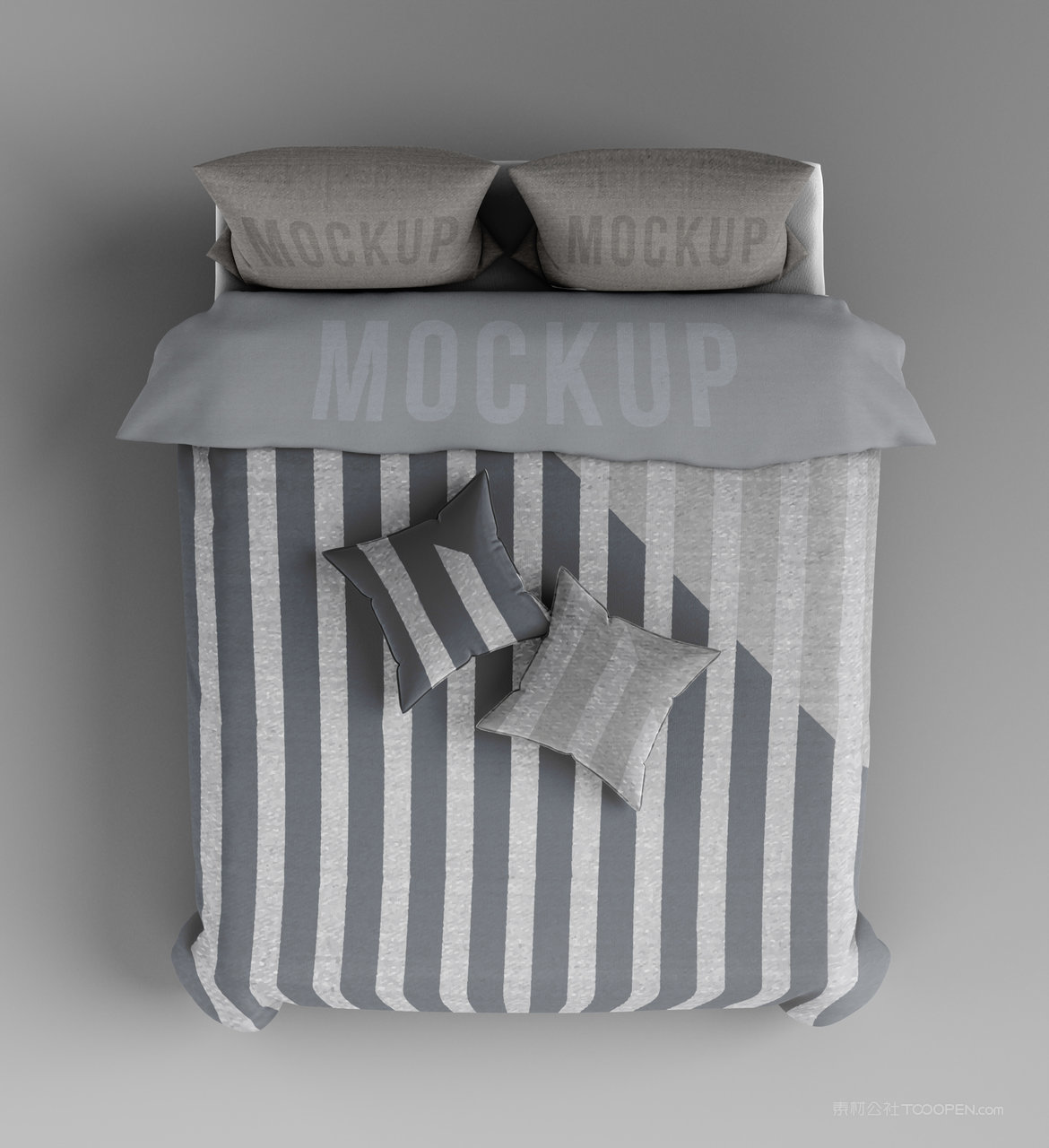 【2085期】被子床单被罩四件套贴图样机 (9)