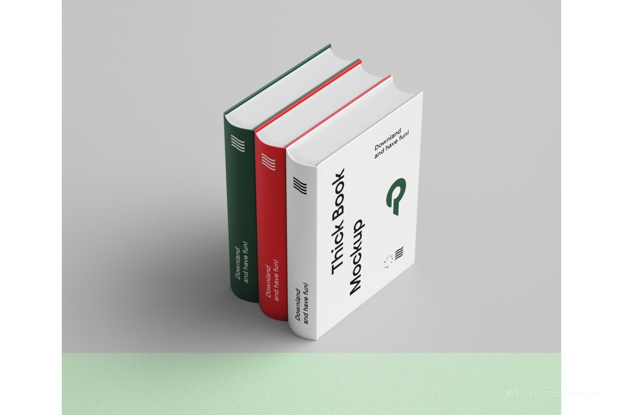 book杂志书籍企业画册展示场景样机 (13)