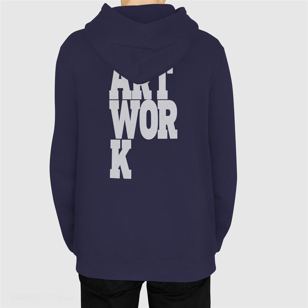 带领长袖卫衣工装服装展示样机