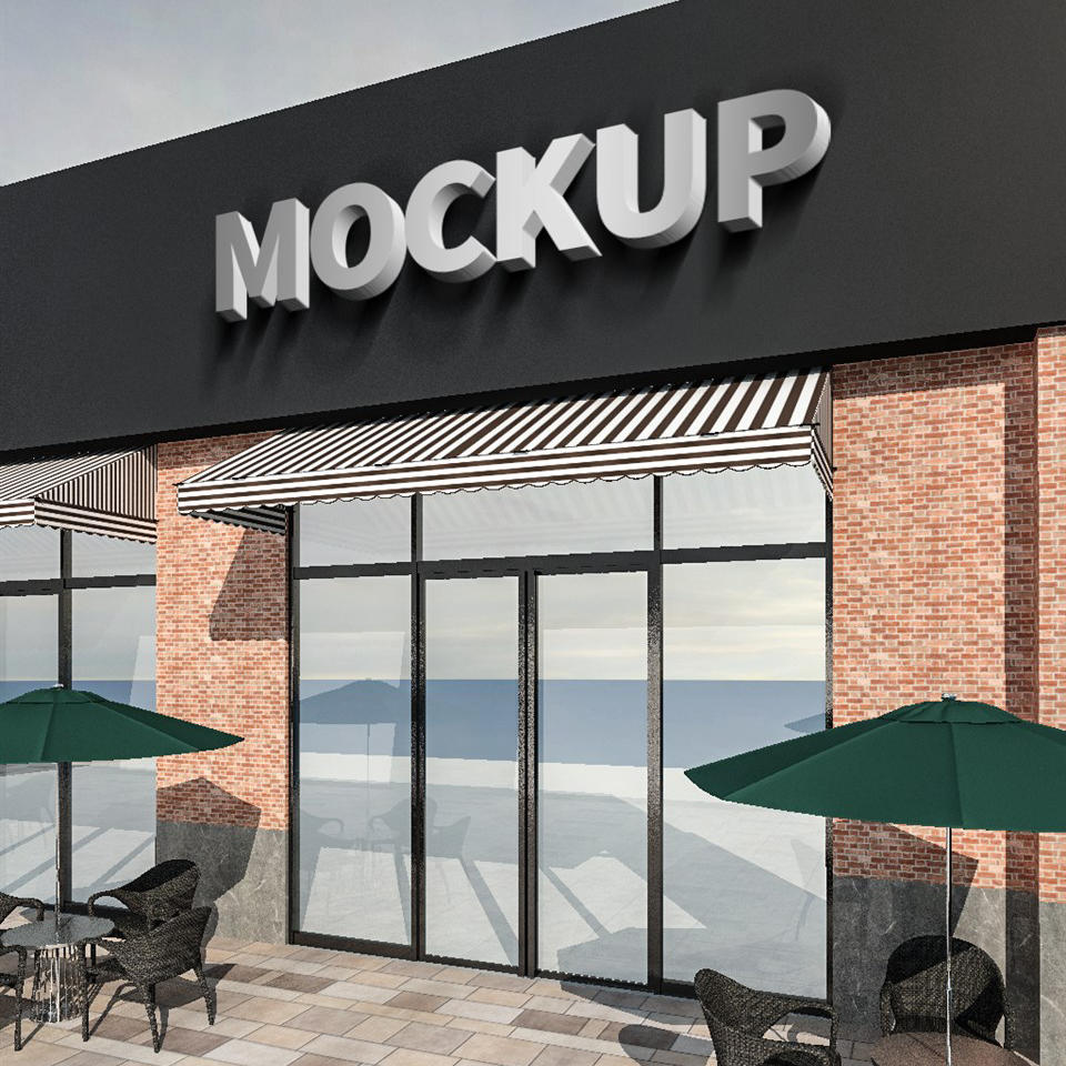 店面门头效果样机