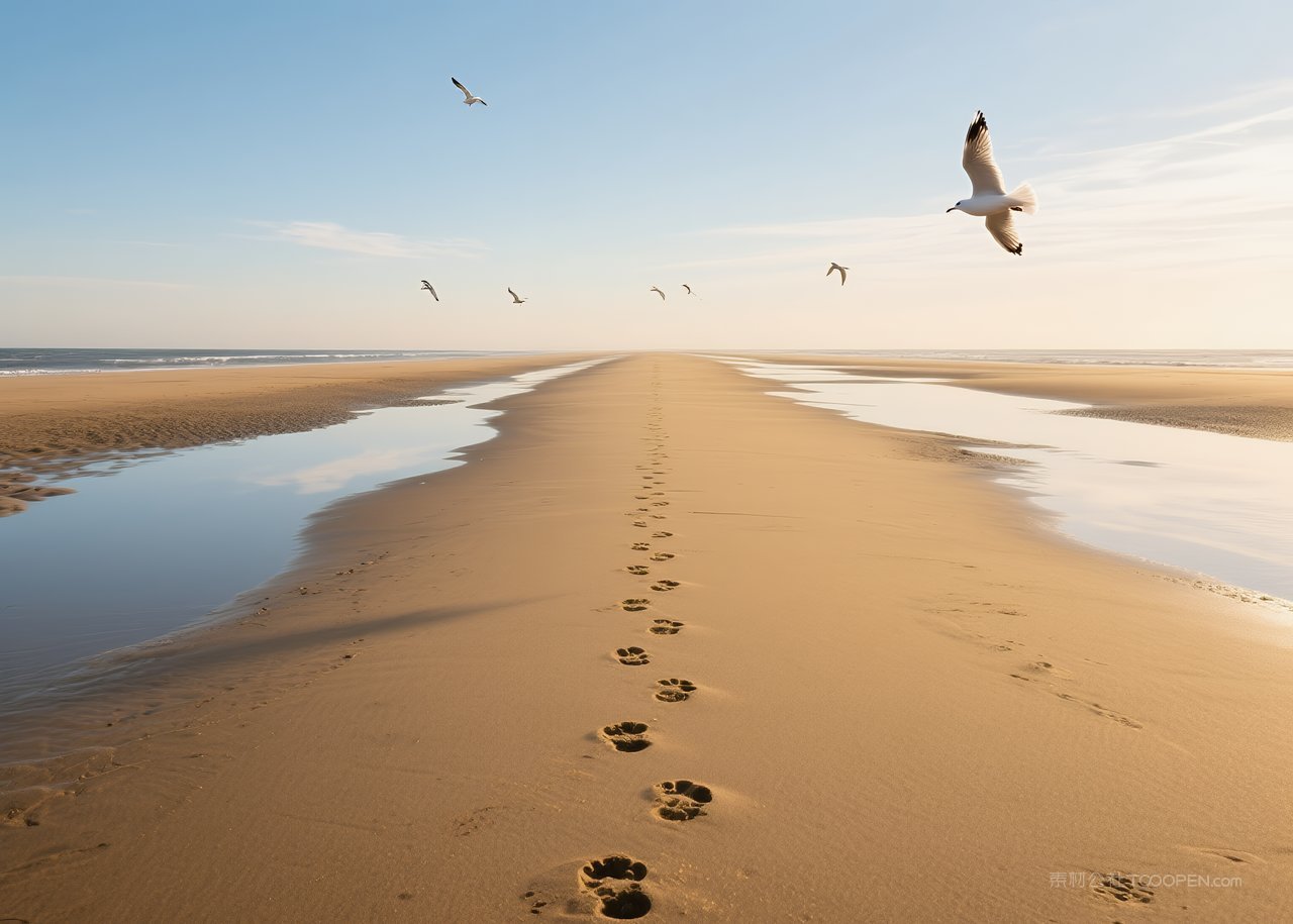 自然天空大海海景海边唯美风景