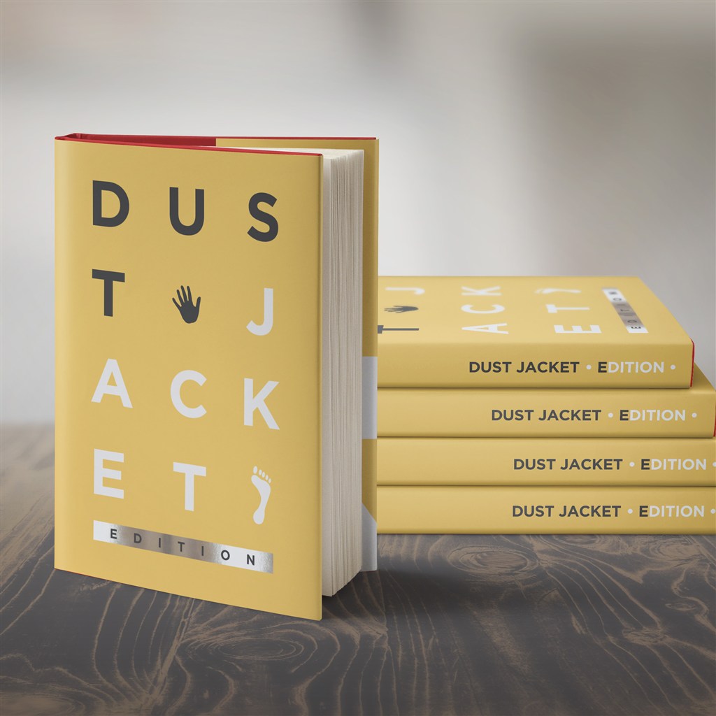 国外黄色封面画册样机