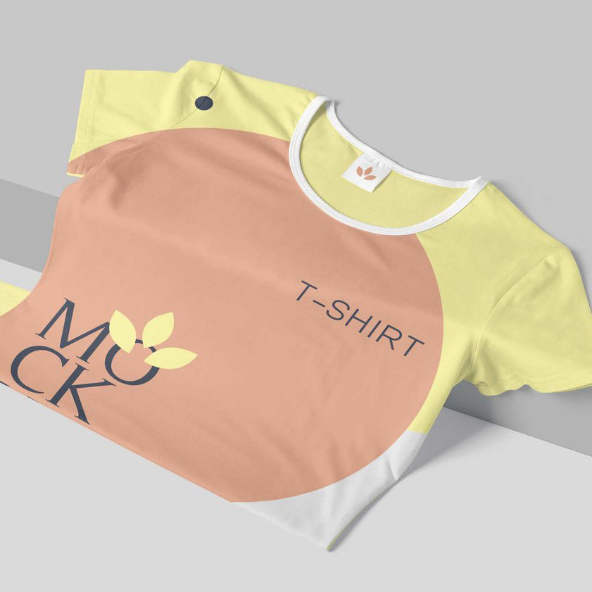 圆领短袖衫样机