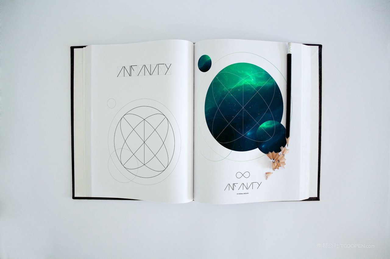 精装硬壳书本书籍样机 (11)