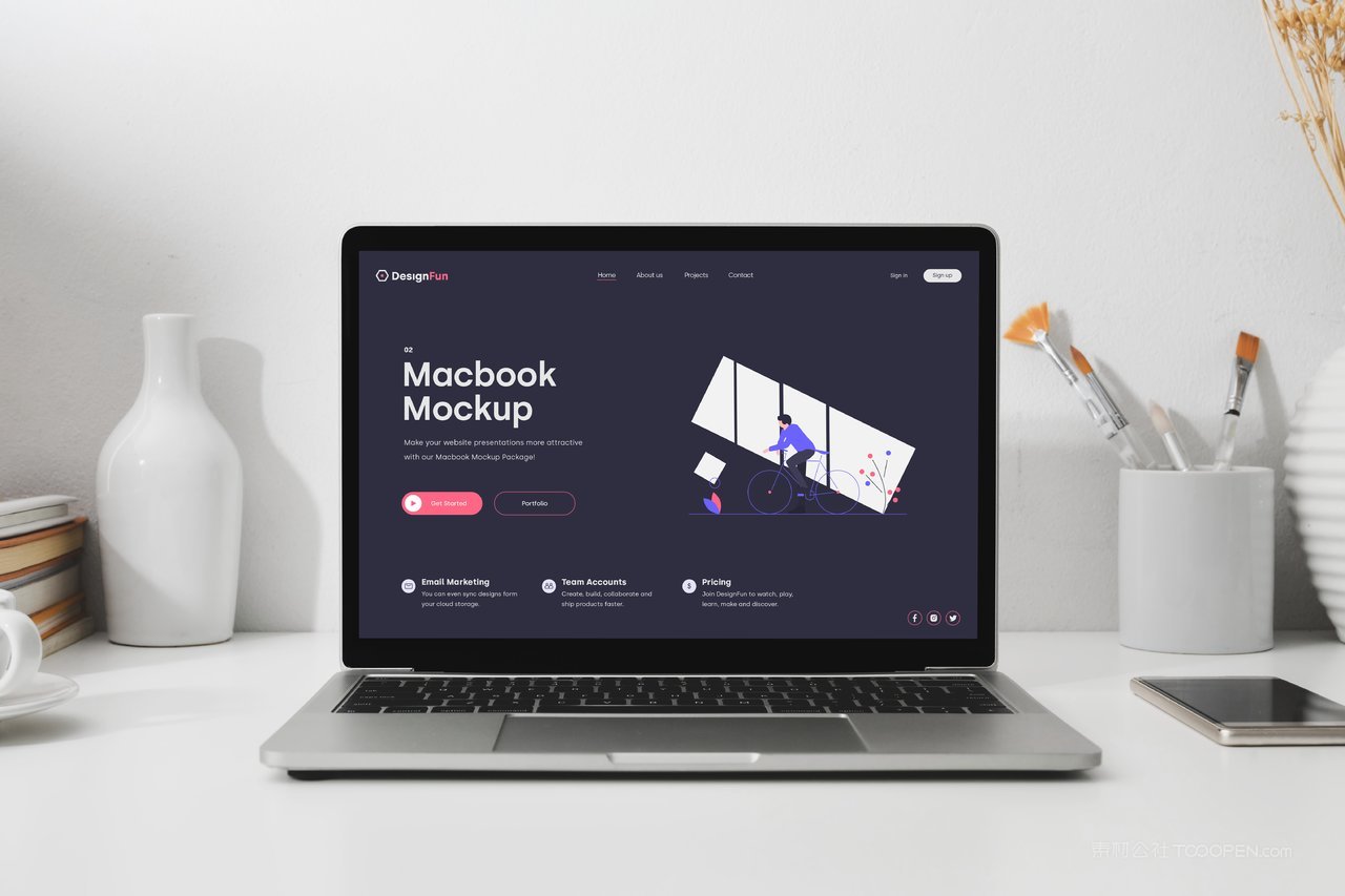 【2004期】苹果笔记本电脑ui界面样机 (13)