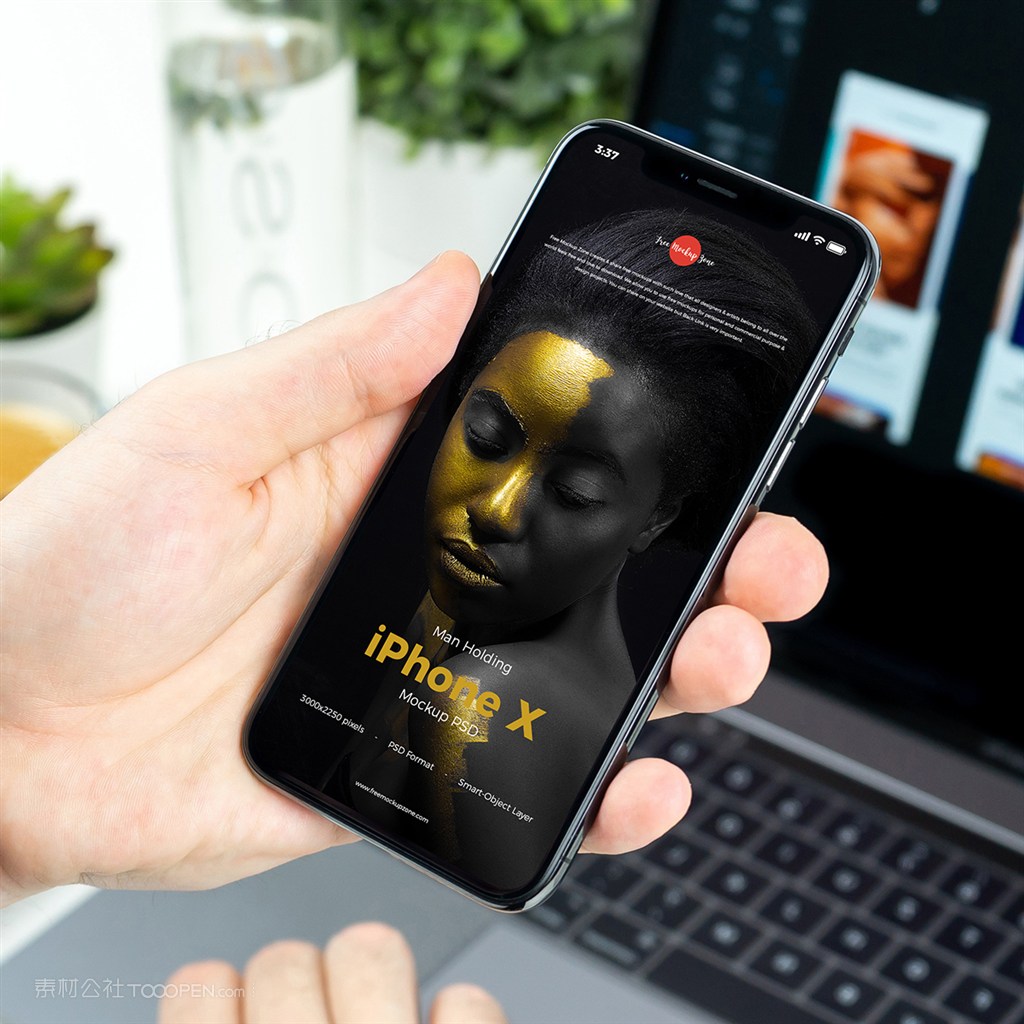 手持iphonex样