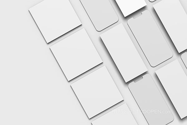 卡片与APP界面展示样机