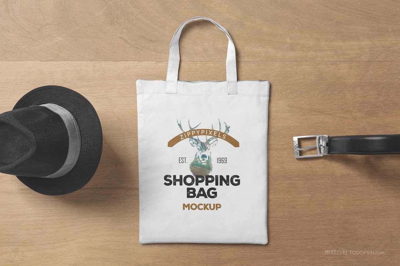 帆布购物袋样机