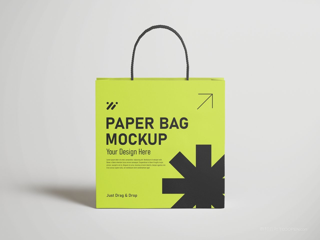 购物袋纸袋样机