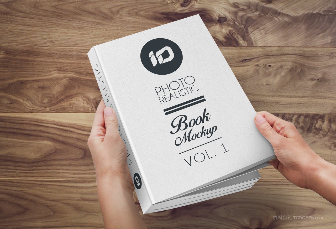英文硬壳精装书本书籍场景样机 (3)