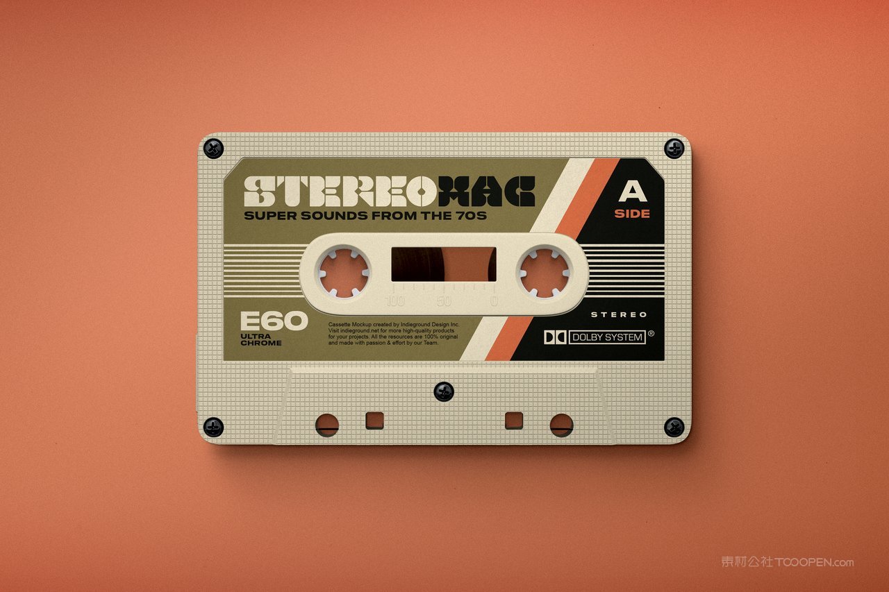复古盒式音乐磁带样机 (5)