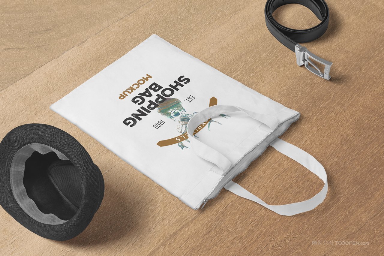 帆布购物袋样机