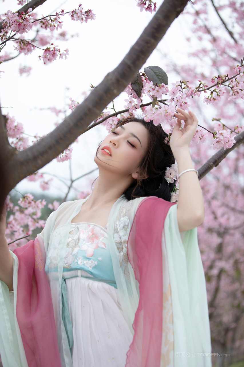 国产桃花族精品秀人美女网古装写真图片