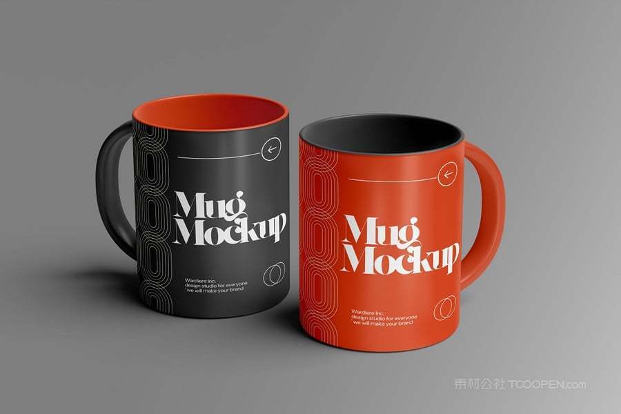 马克杯水杯样机