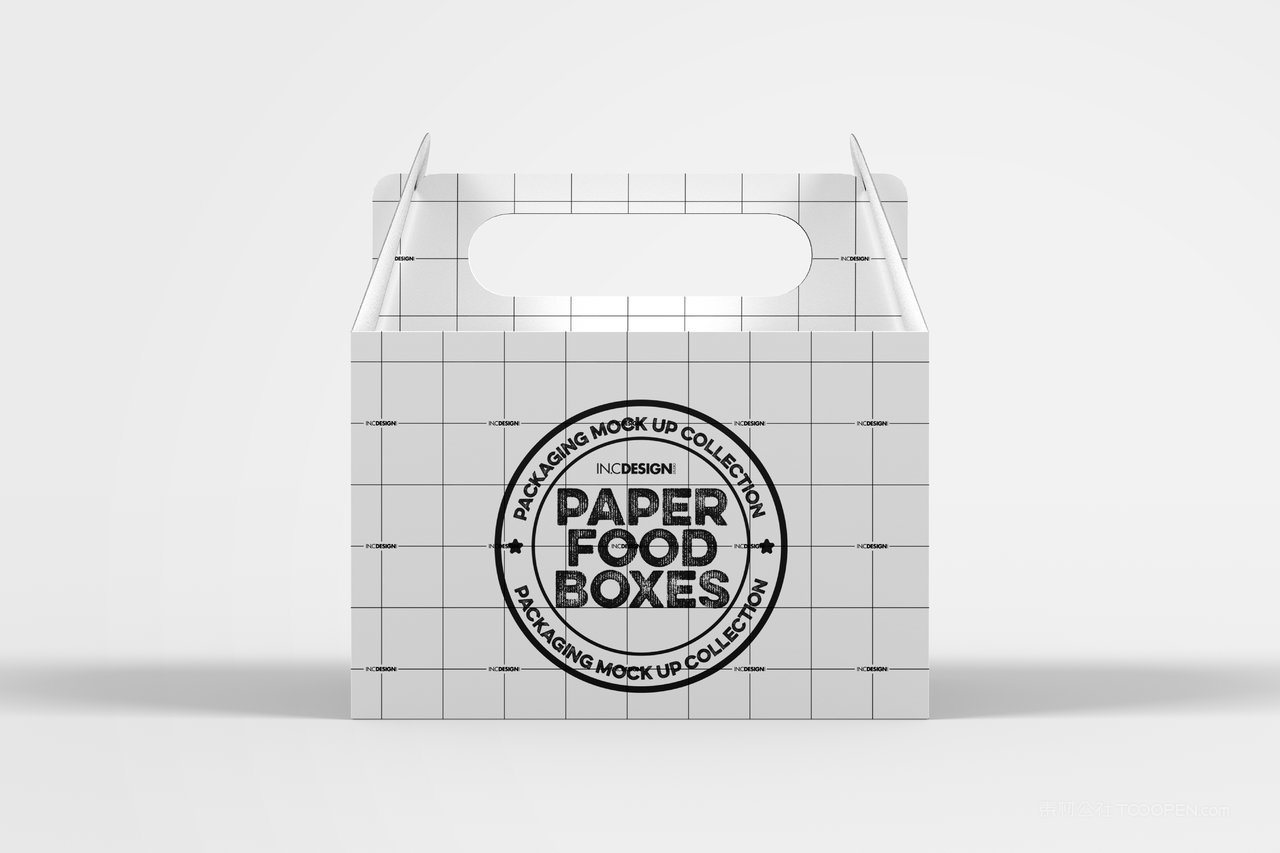 烘焙蛋糕面包店食品纸质包装贴图样机 (22)