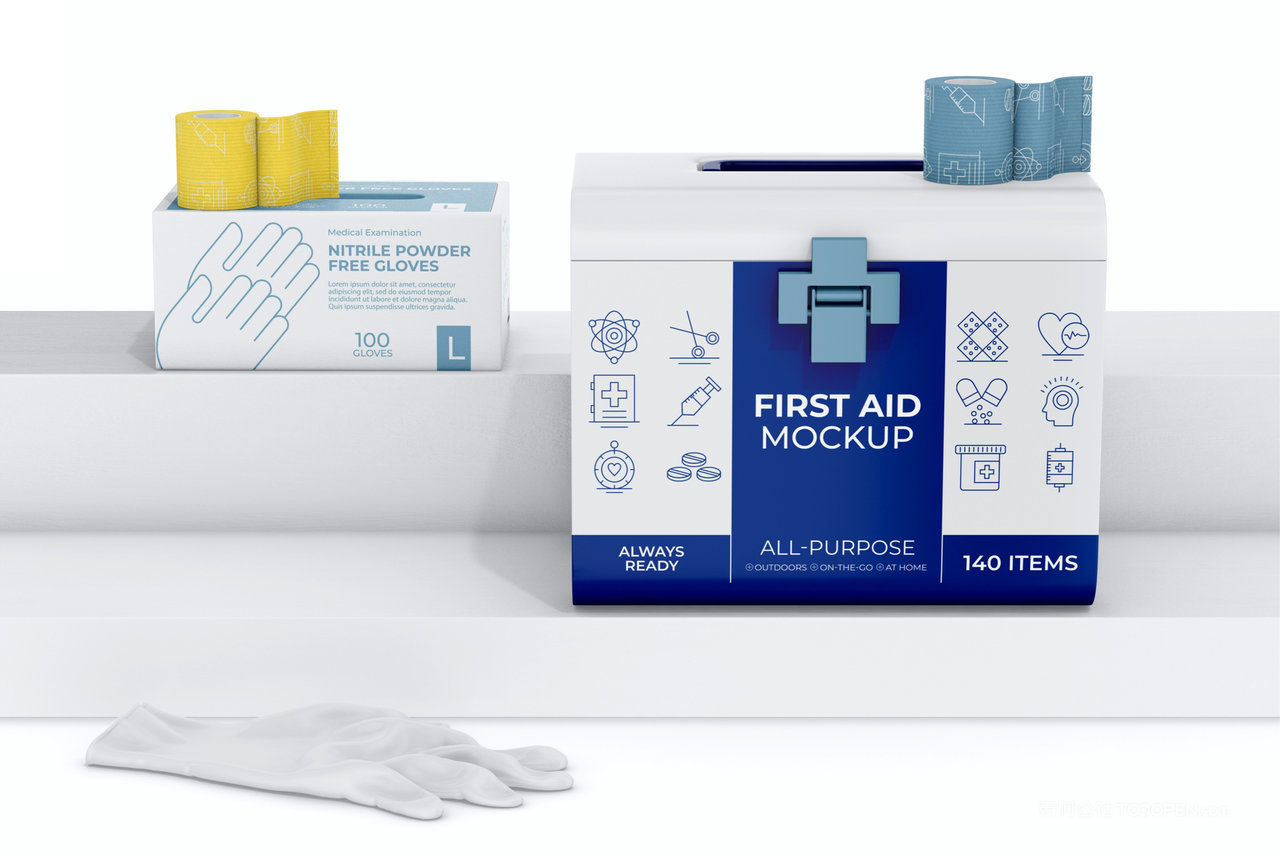 【2267期】医院医疗器械办公用具品牌vi样机 (7)