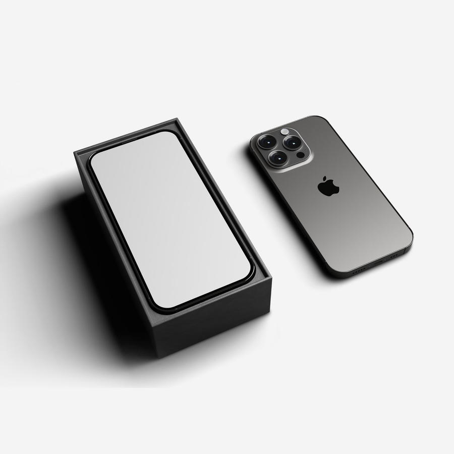 iphone和盒子样机