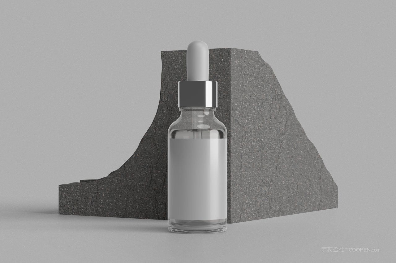 精华液滴管瓶样机