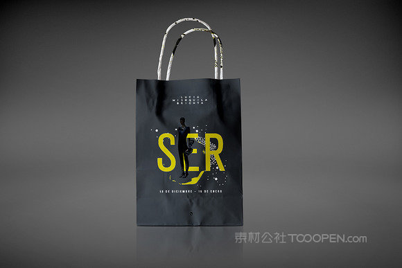 简约购物袋样机