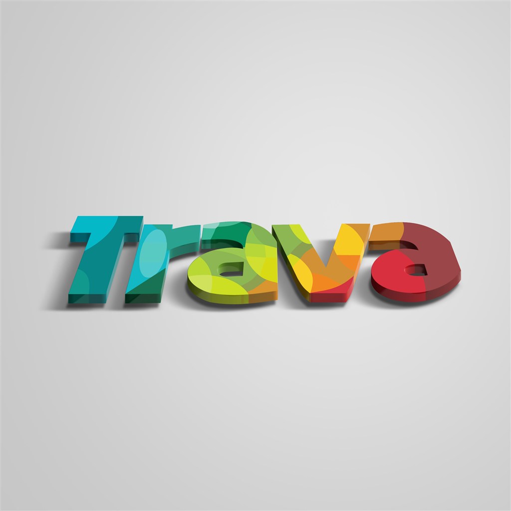 彩色立体感logo样机