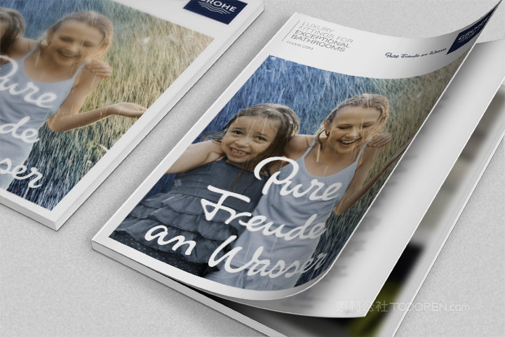 position杂志宣传册胶装画册样机 (4)